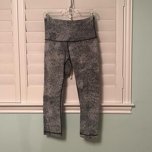 Gray Lululemon Cropped Leggings